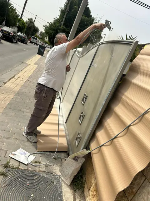 צביעה בשטח
